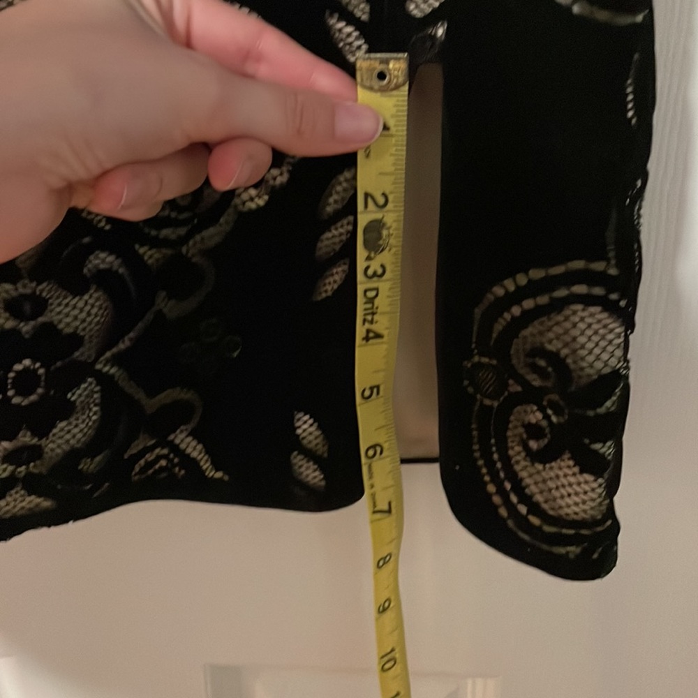 Saylor x Free People Velvet cutout mini dress - Picture 4 of 7
